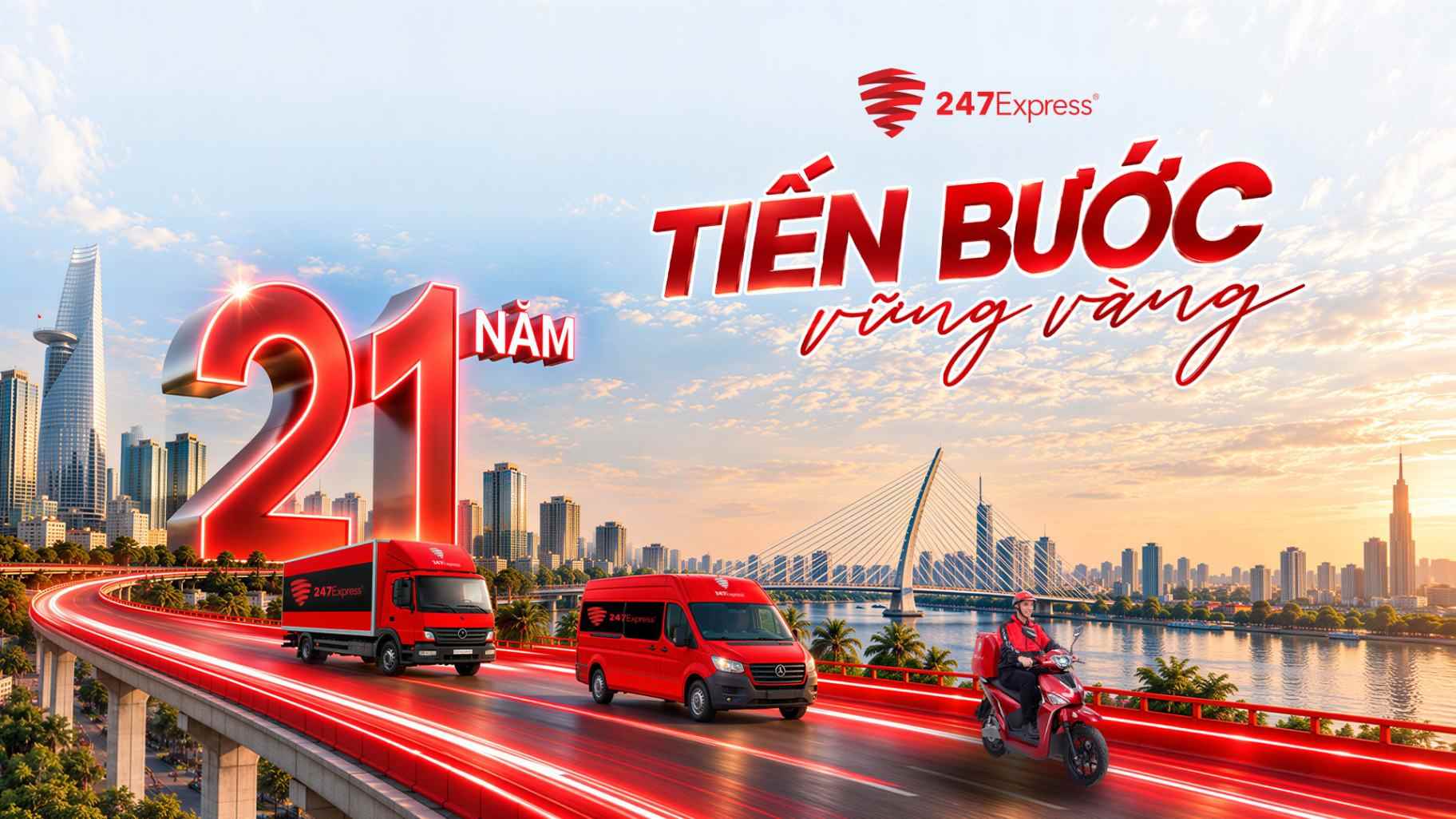 247Express - 21 Năm Hòa Bản Sắc, Tiến Bước Vững Vàng